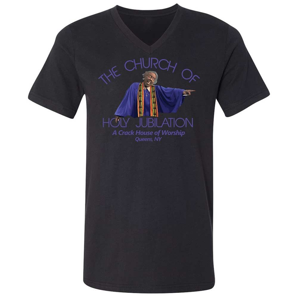 Unisex V-Neck T-Shirt - WQ3DNRZ3 - Black - 11