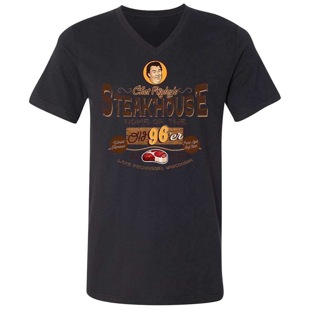 Unisex V-Neck T-Shirt - FFY6KWTR - Black - 11
