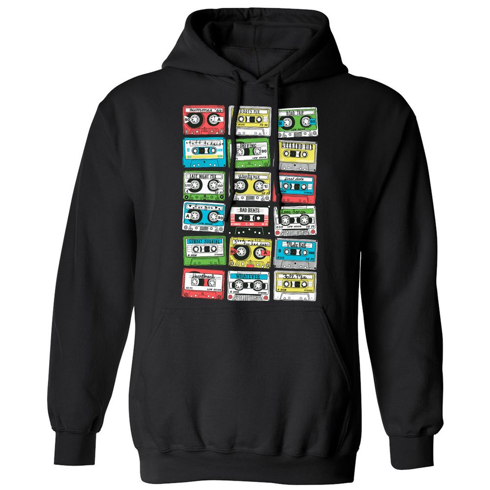 Classic Unisex Hoodie - TNC26W8F - Black - 11