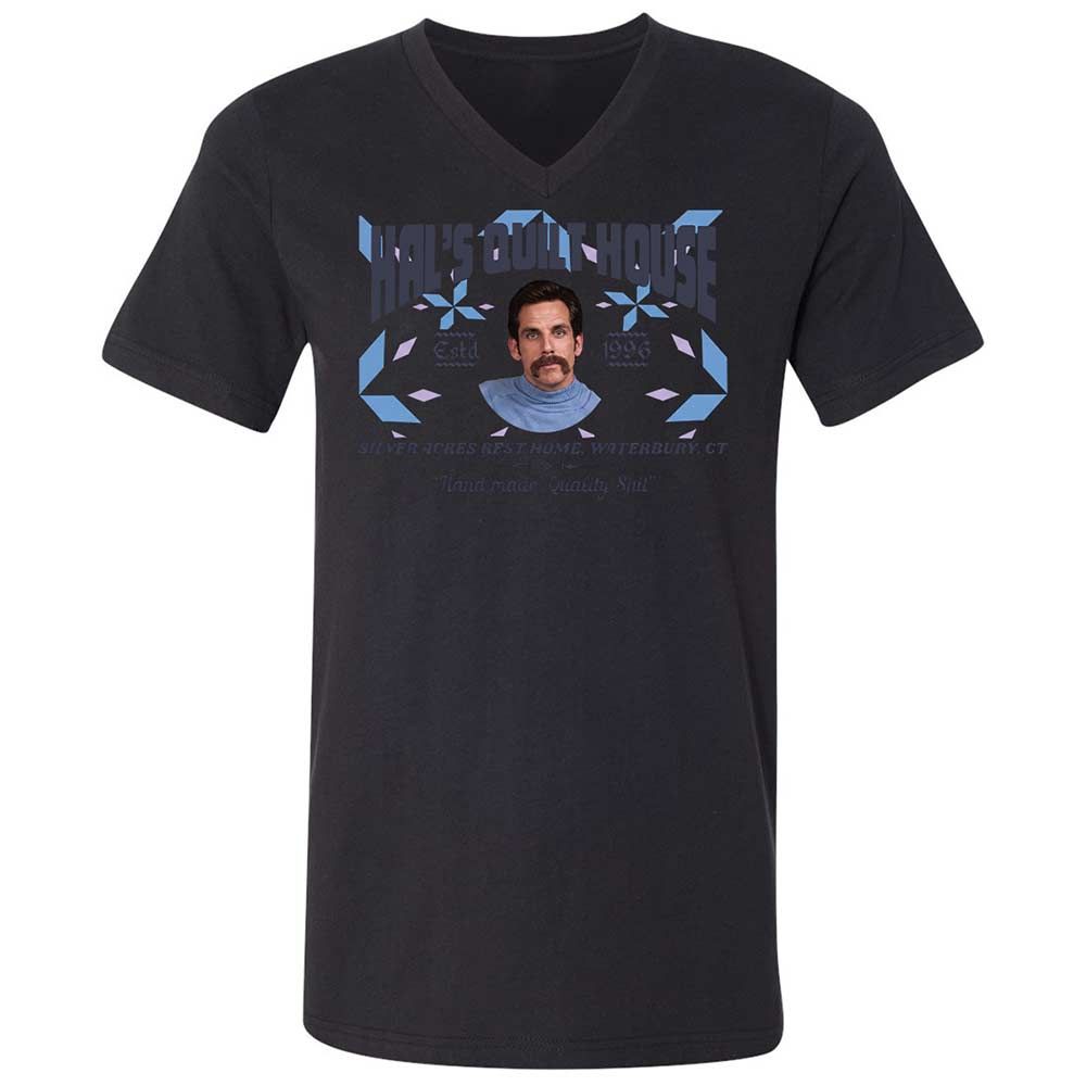 Unisex V-Neck T-Shirt - 36S9GH1R - Black - 11