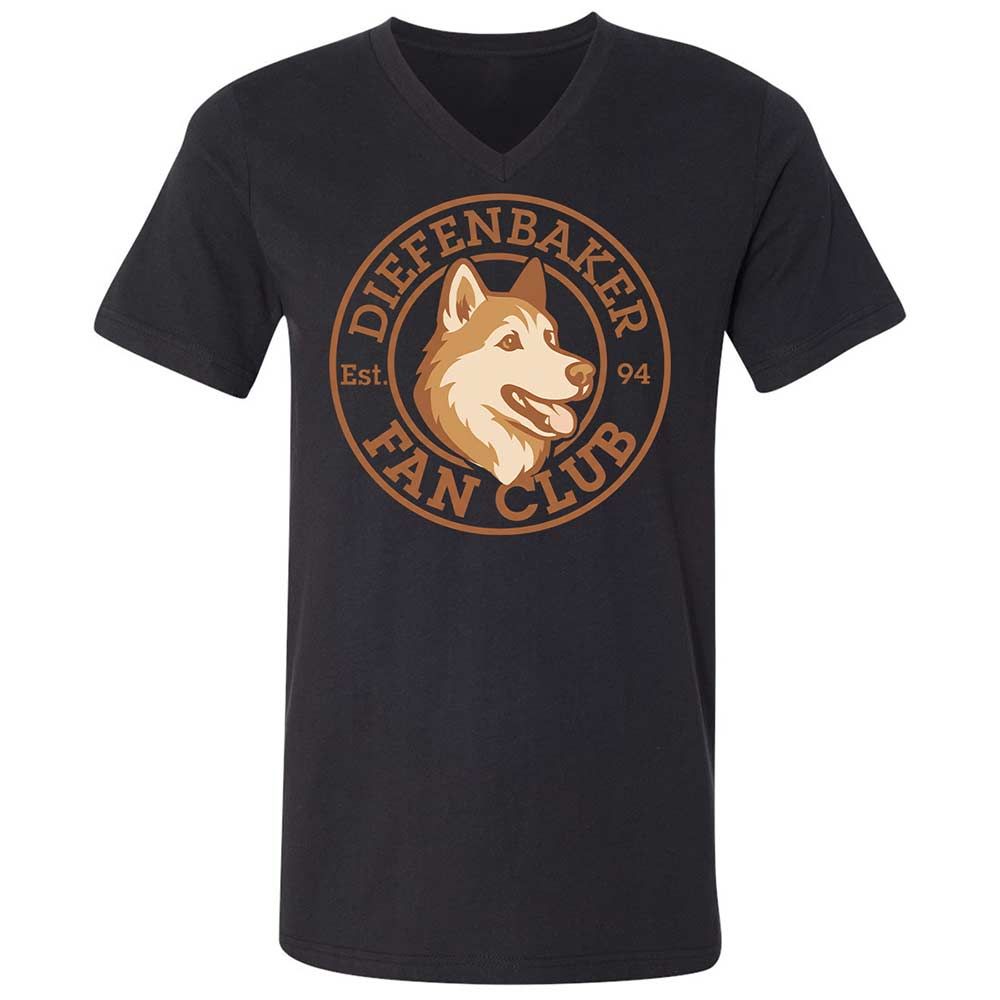 Unisex V-Neck T-Shirt - RFMCS77Z - Black - 11