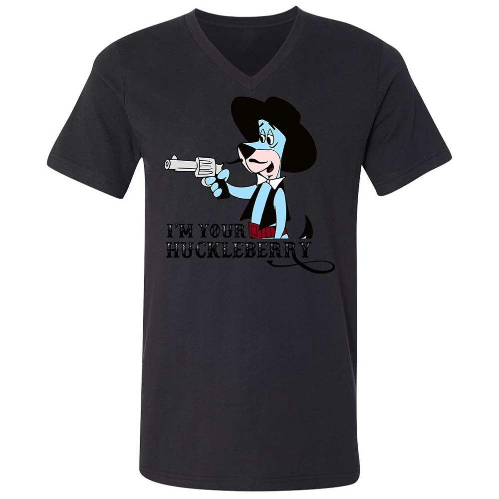 Unisex V-Neck T-Shirt - BH985VSW - Black - 11