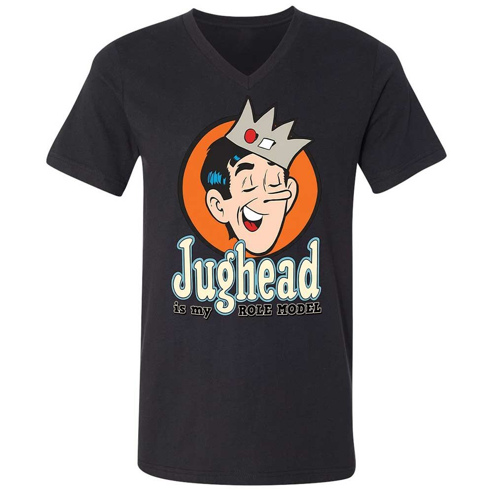 Unisex V-Neck T-Shirt - EJKURKUM - Black - 11