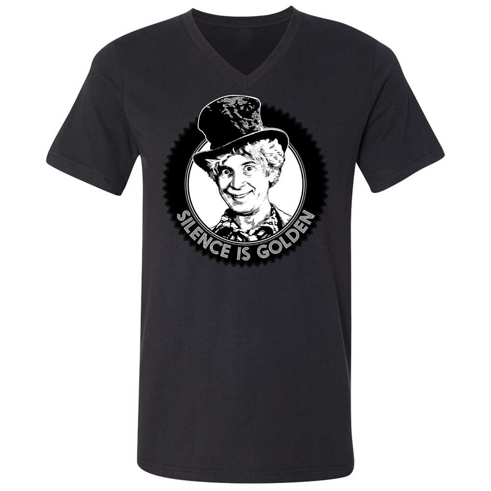Unisex V-Neck T-Shirt - MZAHK3RB - Black - 11