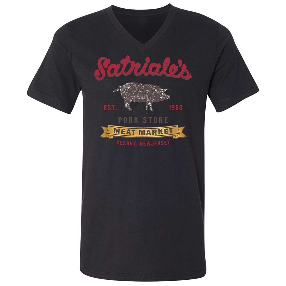 Unisex V-Neck T-Shirt - 9L4QG9VU - Black - 11