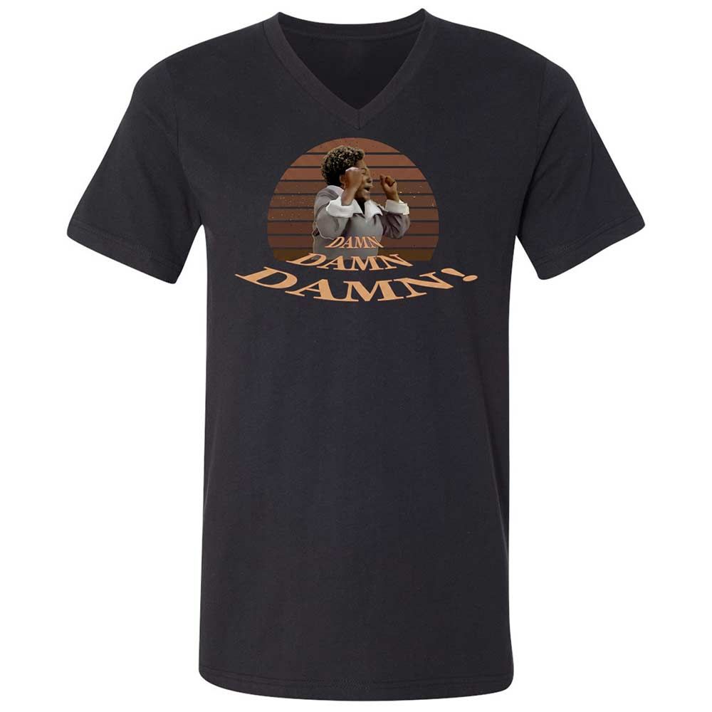 Unisex V-Neck T-Shirt - WFFFZ6DF - Black - 11