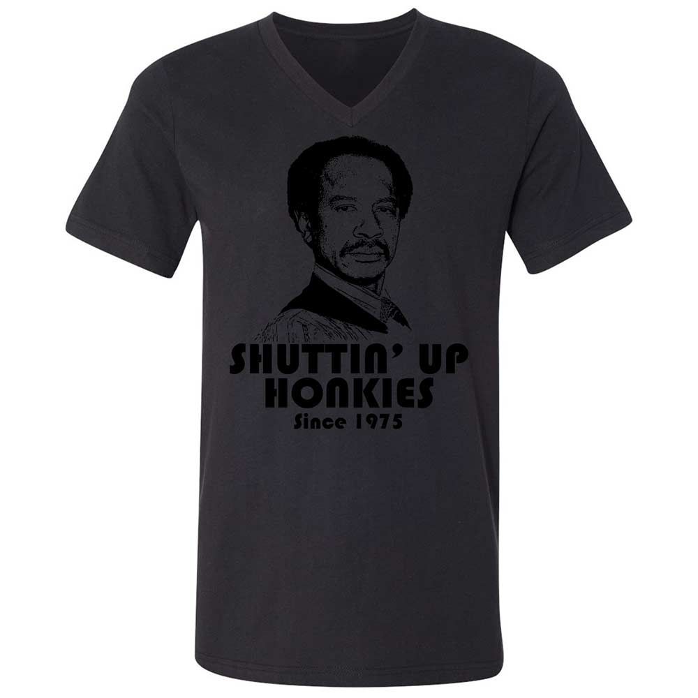 Unisex V-Neck T-Shirt - 3W5CUR5W - Black - 11