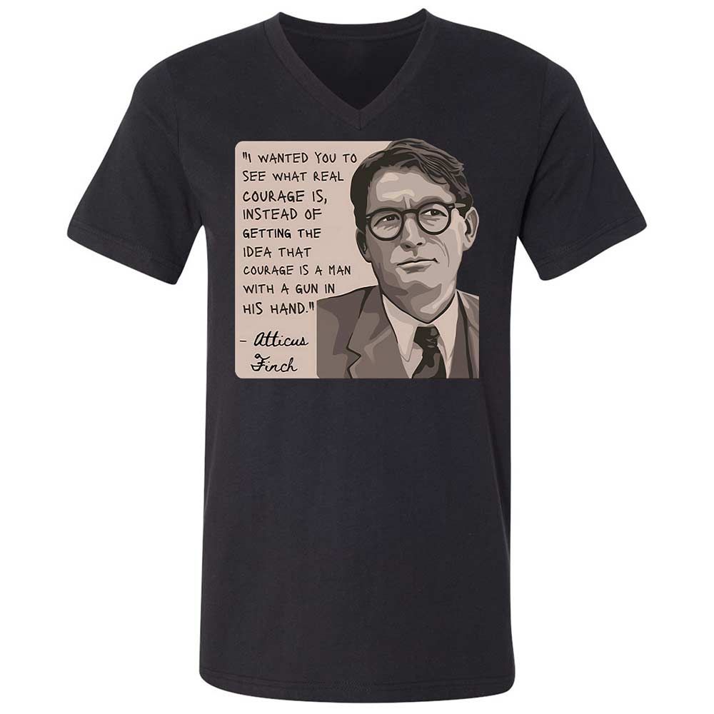 Real Courage Quote - Black - 11