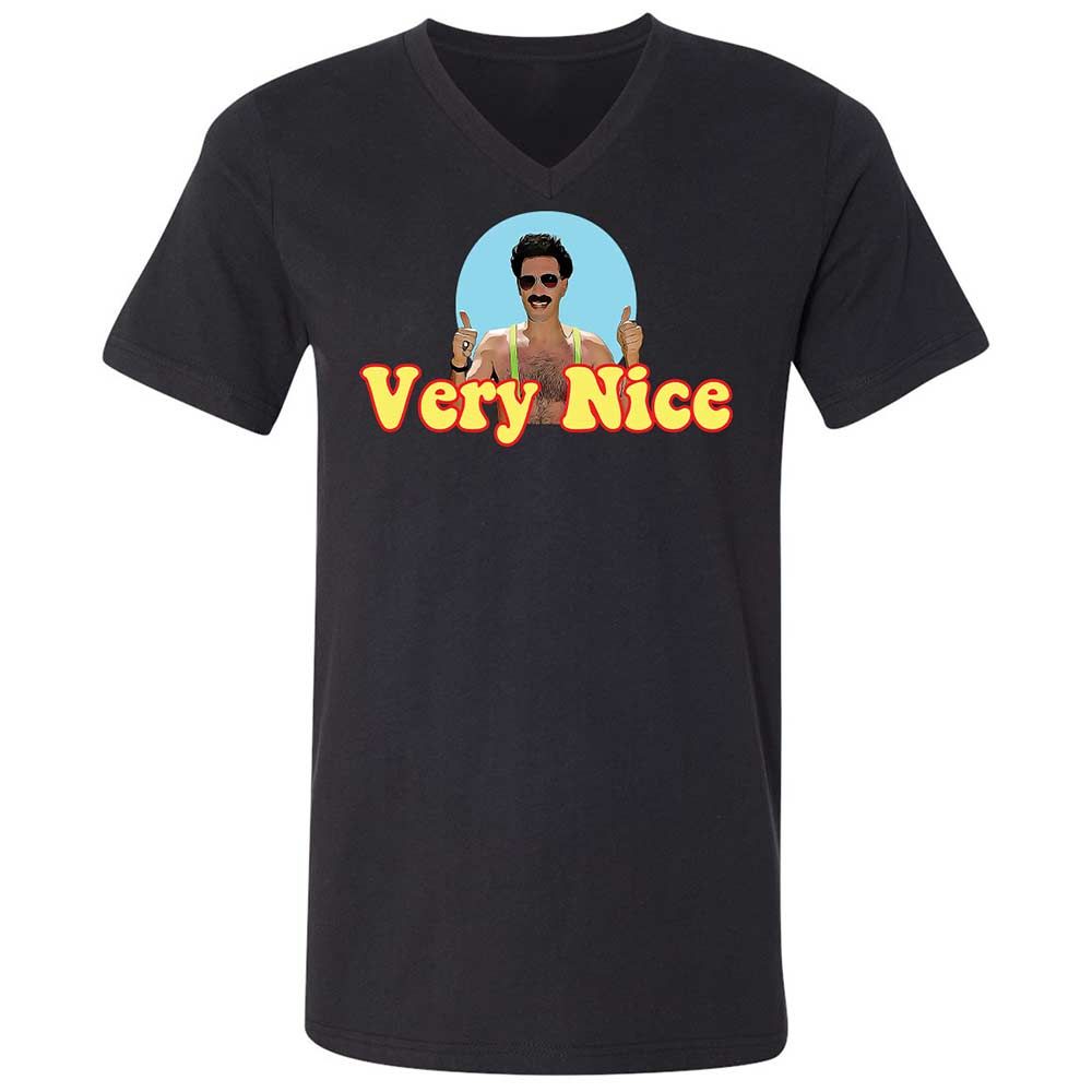 Unisex V-Neck T-Shirt - 26JEALWZ - Black - 11