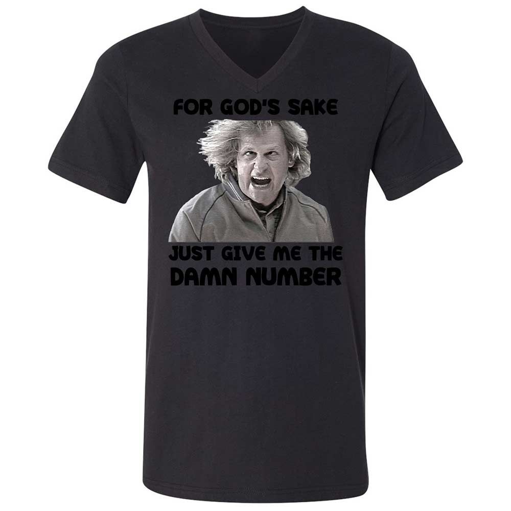 Unisex V-Neck T-Shirt - 3J88FQEH - Black - 11
