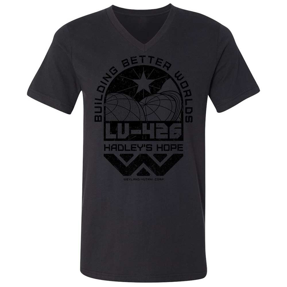 Unisex V-Neck T-Shirt - 49LNVHDF - Black - 11