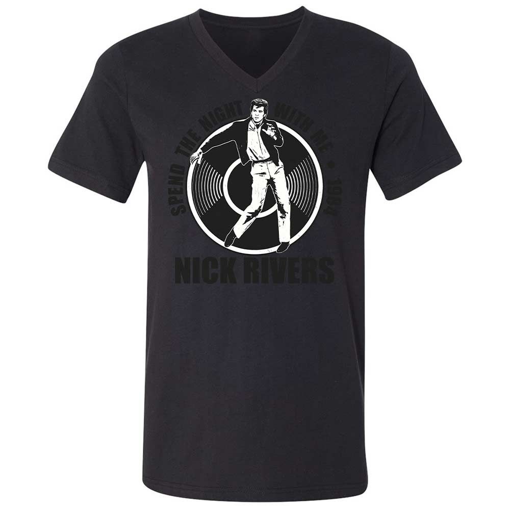 Unisex V-Neck T-Shirt - UVXAY29G - Black - 11