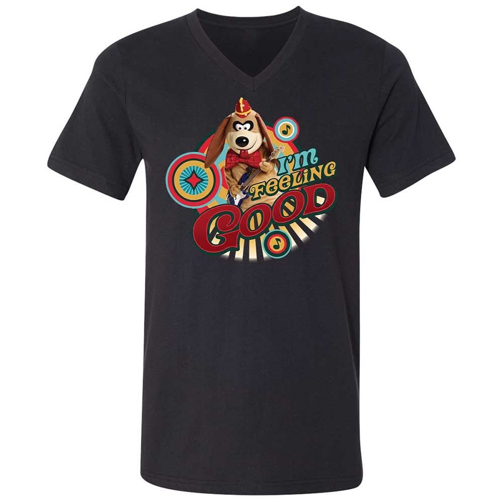Unisex V-Neck T-Shirt - ZPXMV98X - Black - 11