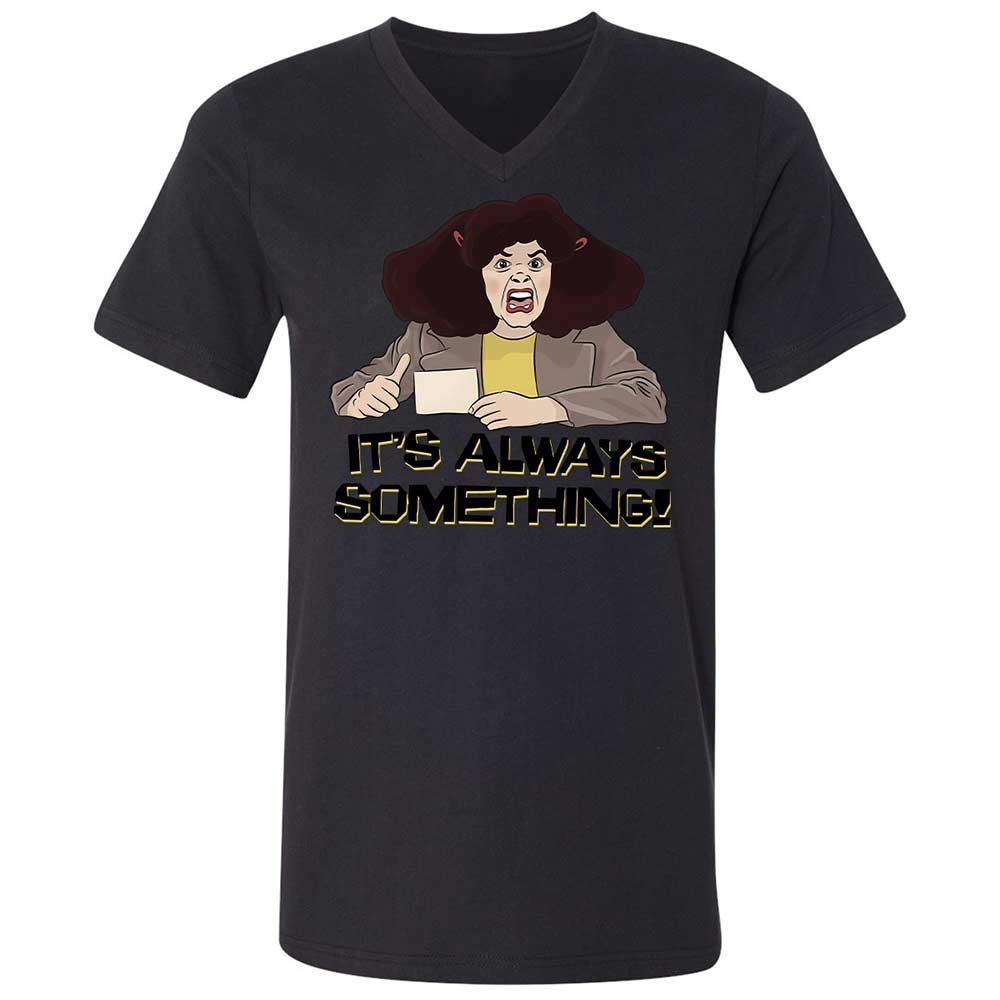 Unisex V-Neck T-Shirt - PC6CZHPD - Black - 11