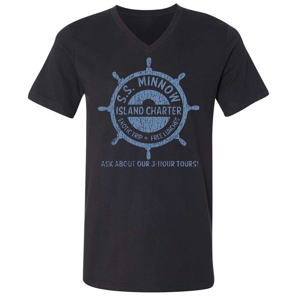 Unisex V-Neck T-Shirt - AH8PNLJ1 - Black - 11