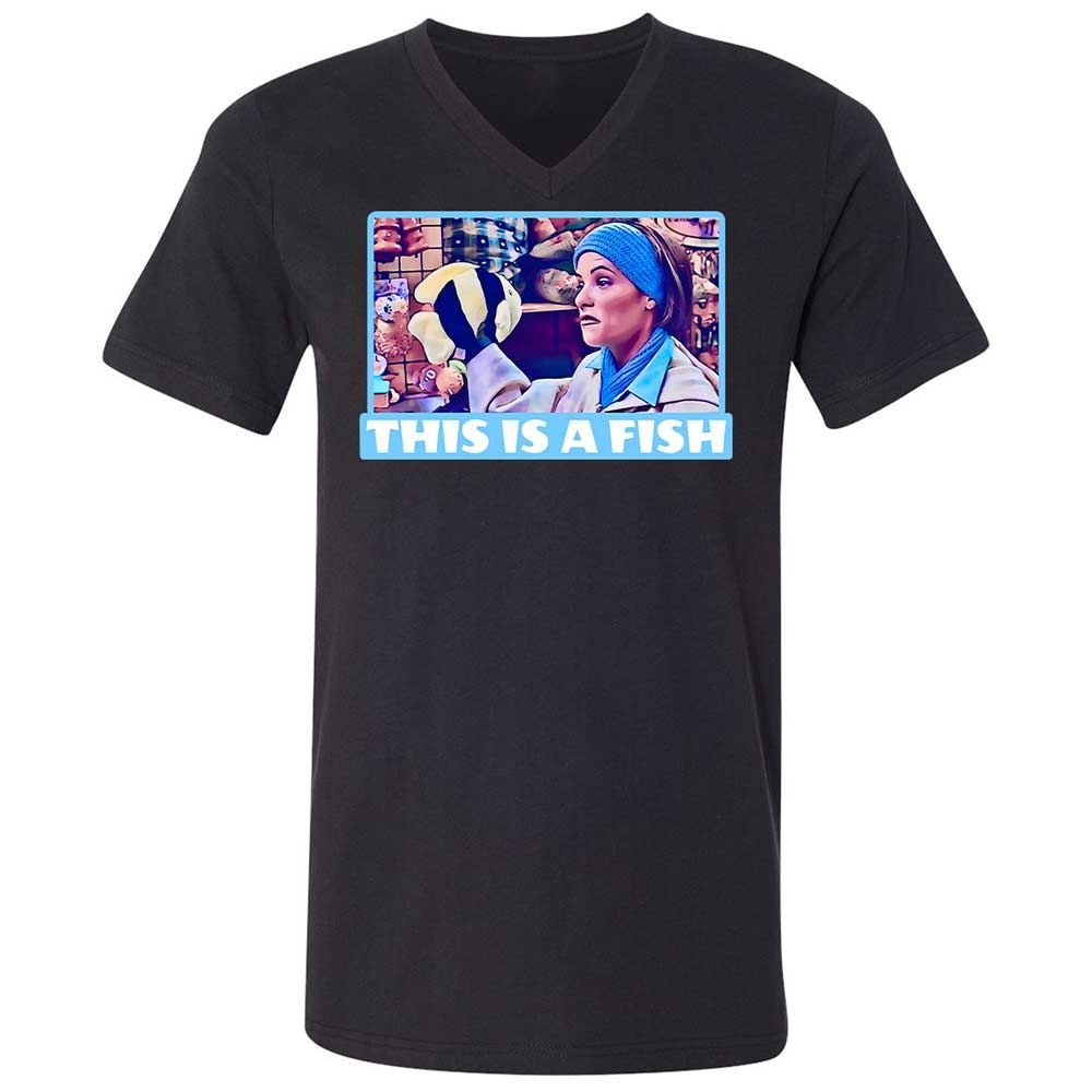 Unisex V-Neck T-Shirt - 3QZSK26V - Black - 11