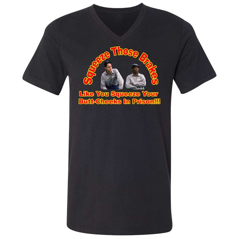 Unisex V-Neck T-Shirt - VT98WLFR - Black - 11