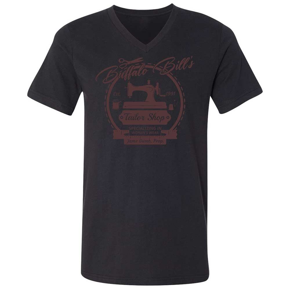 Unisex V-Neck T-Shirt - 7J74FXUU - Black - 11