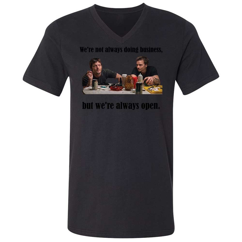 Unisex V-Neck T-Shirt - TV2ACB27 - Black - 11