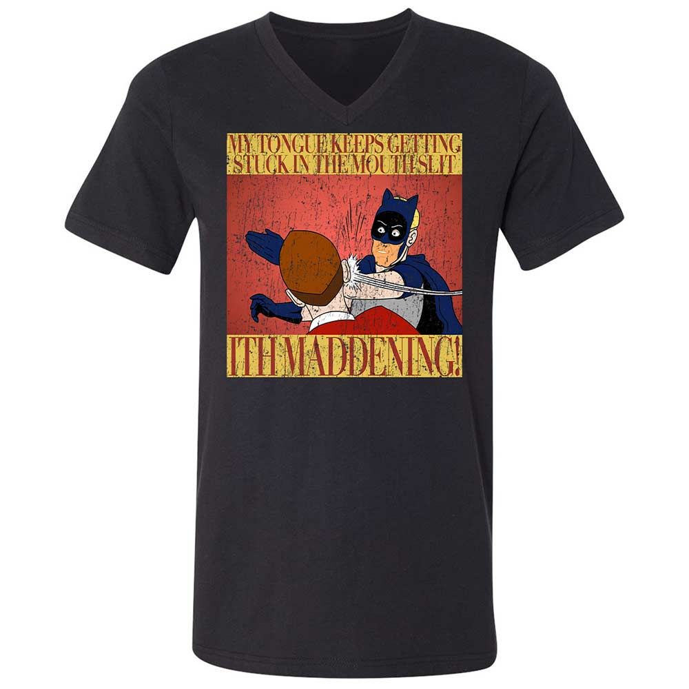 Unisex V-Neck T-Shirt - TWHLQE1W - Black - 11