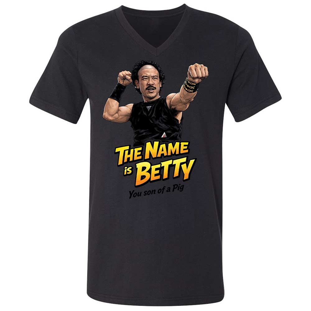 Unisex V-Neck T-Shirt - FEF82XHY - Black - 11