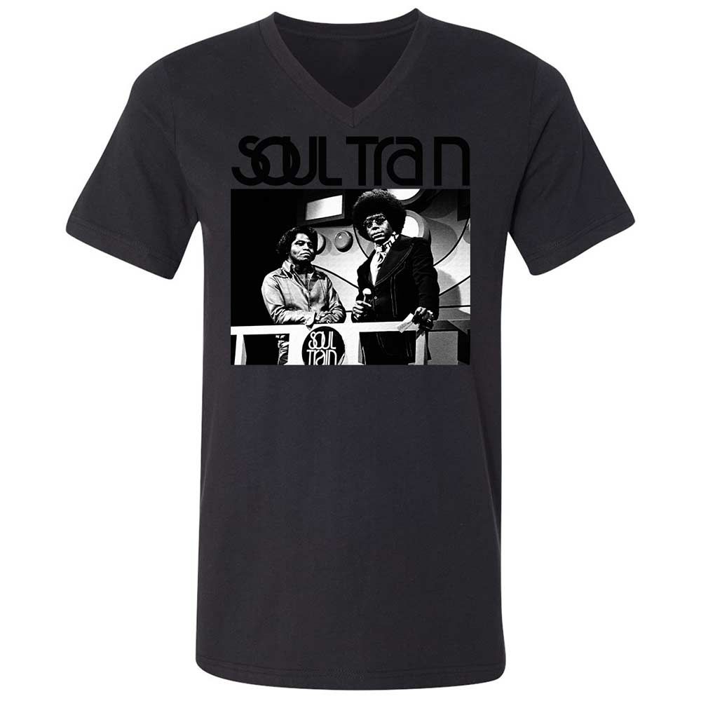 Unisex V-Neck T-Shirt - ZE2TW4LG - Black - 11