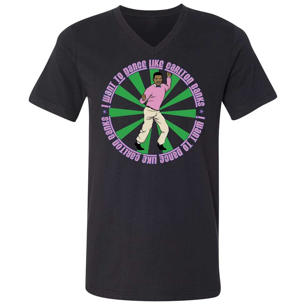 Unisex V-Neck T-Shirt - 6DALRHGL - Black - 11