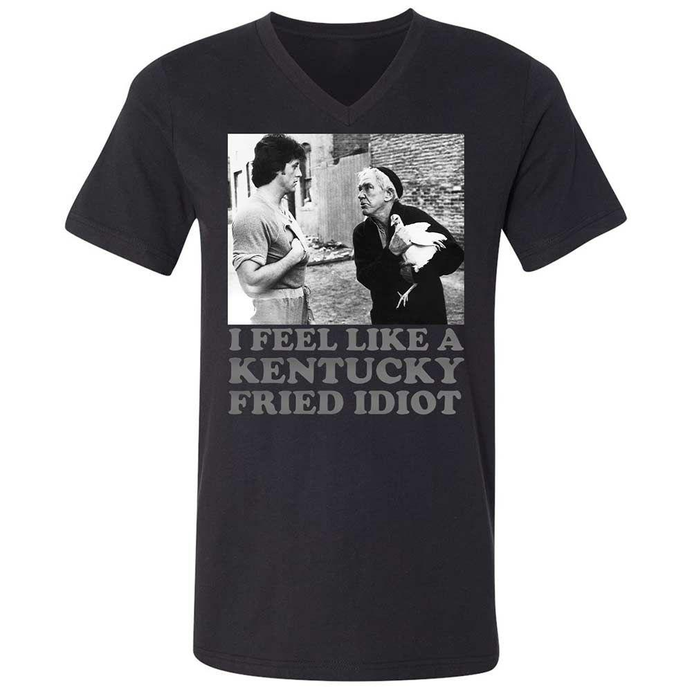 Unisex V-Neck T-Shirt - EJASL6Y7 - Black - 11