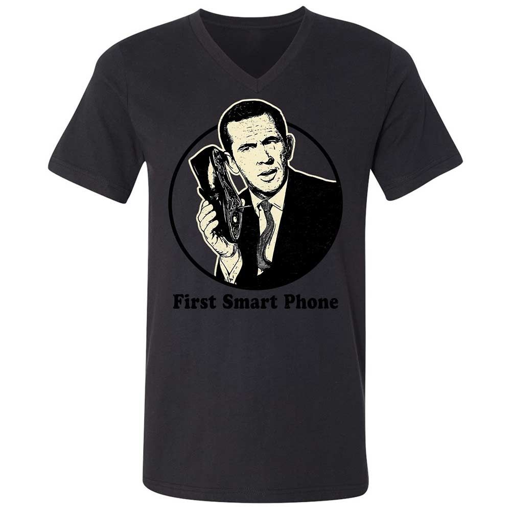 Unisex V-Neck T-Shirt - CG87UUPW - Black - 11