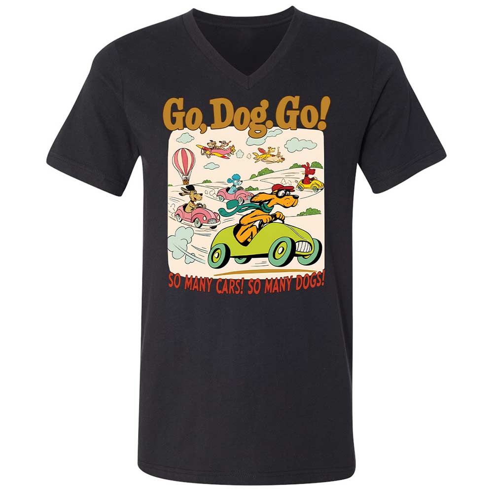 Unisex V-Neck T-Shirt - 1YXVMM7J - Black - 11