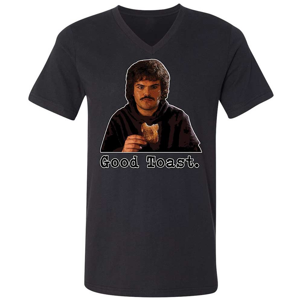Unisex V-Neck T-Shirt - 79W56XXD - Black - 11