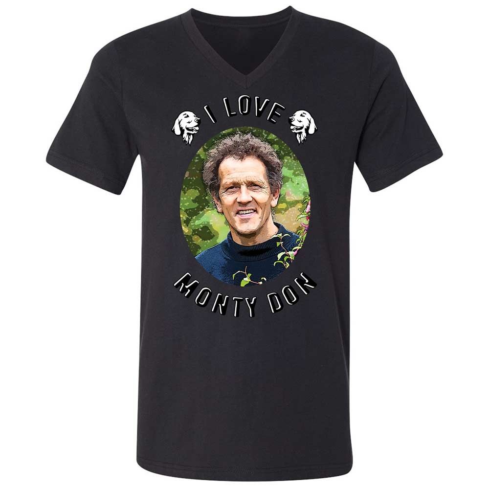 Unisex V-Neck T-Shirt - CYMSC1CV - Black - 11