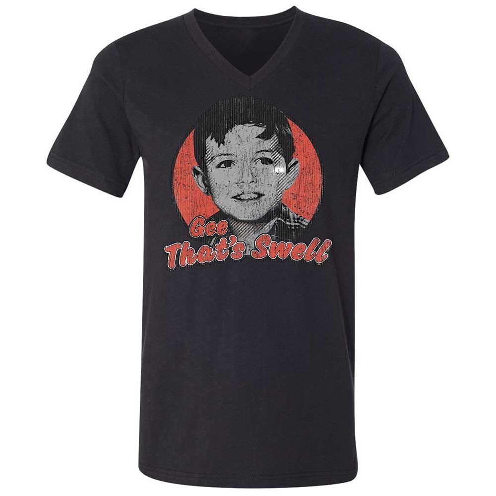 Unisex V-Neck T-Shirt - KXX4PBX3 - Black - 11