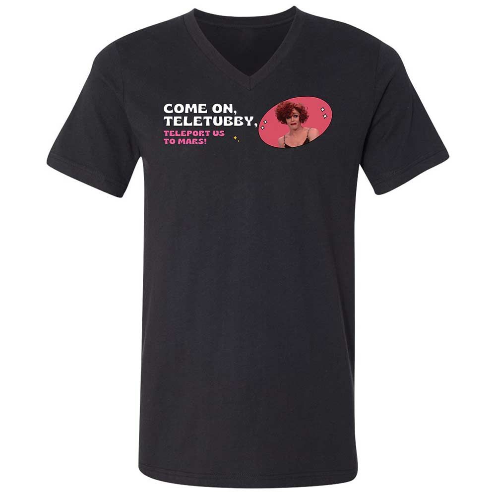 Unisex V-Neck T-Shirt - EJ596PX6 - Black - 11