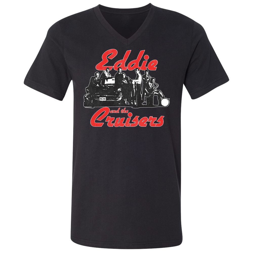 Unisex V-Neck T-Shirt - 3EGSKNKS - Black - 11