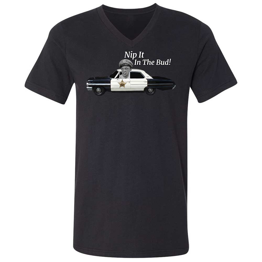Unisex V-Neck T-Shirt - Z7DQBG1T - Black - 11
