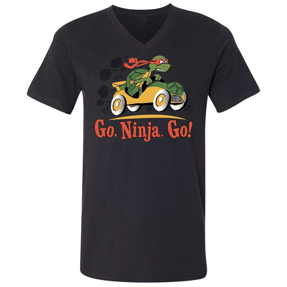 Unisex V-Neck T-Shirt - Z5DSMUE8 - Black - 11