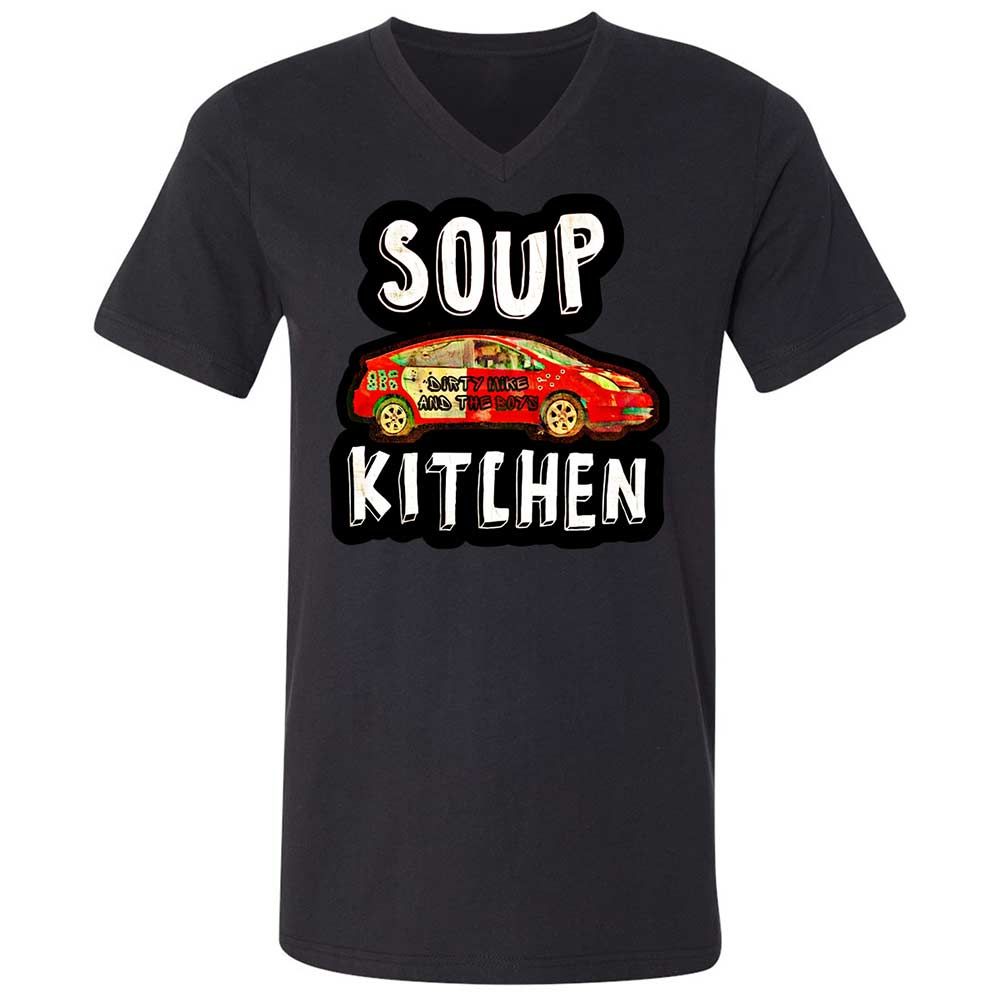 Unisex V-Neck T-Shirt - MDXM59V8 - Black - 11