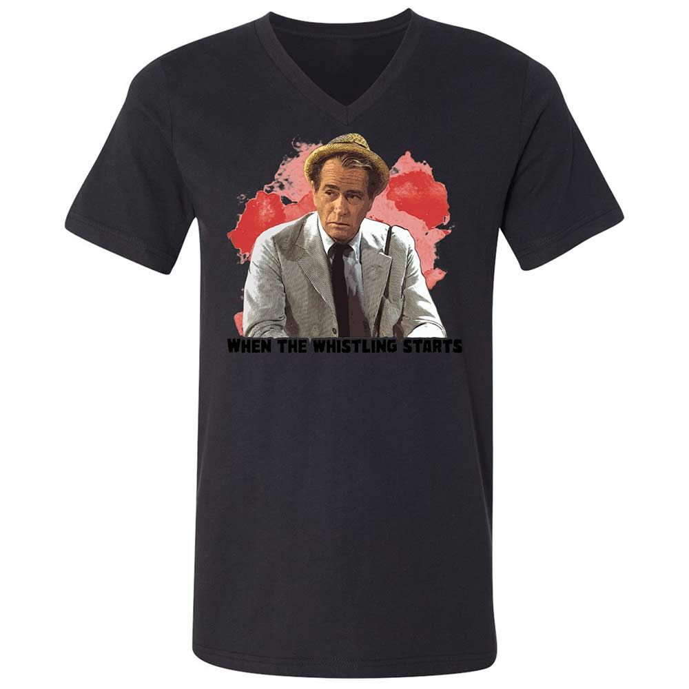 Unisex V-Neck T-Shirt - SKZ93UKW - Black - 11