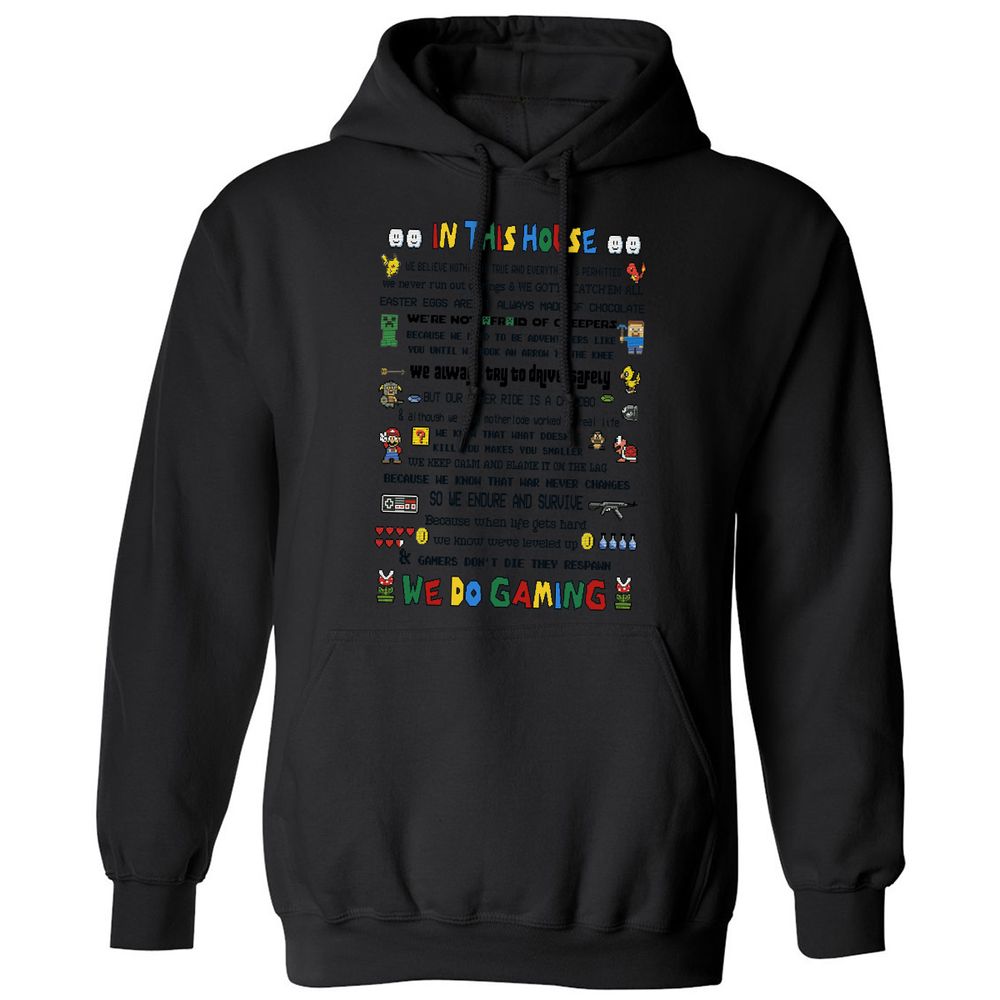 Classic Unisex Hoodie - XEX941D6 - Black - 11