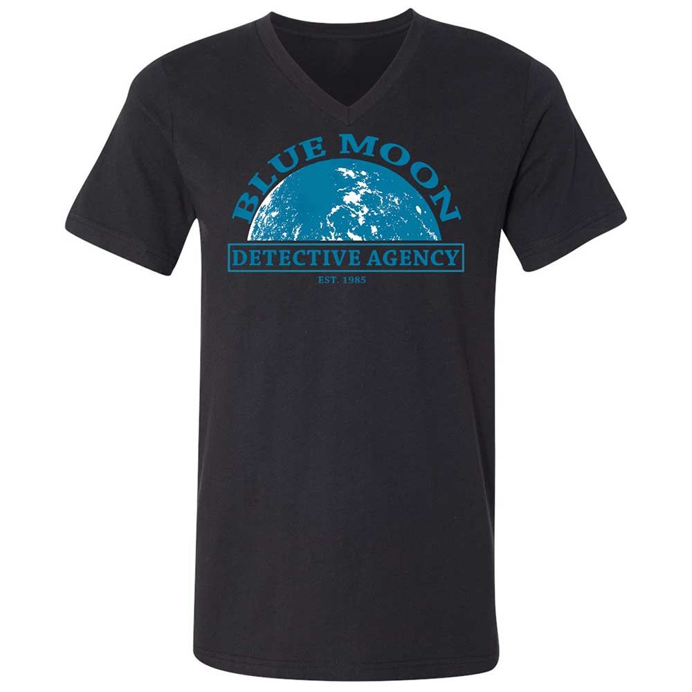 Unisex V-Neck T-Shirt - JHYTSBLG - Black - 11