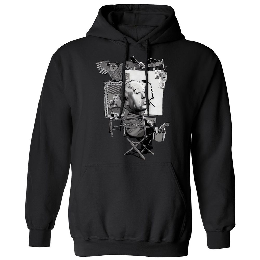 Classic Unisex Hoodie - Q36LT1MZ - Black - 11