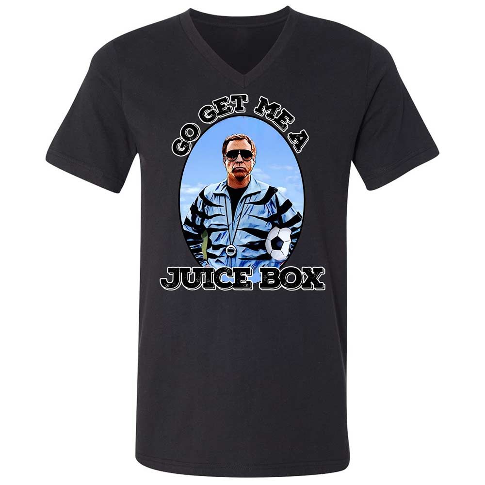 Unisex V-Neck T-Shirt - YT67LATJ - Black - 11