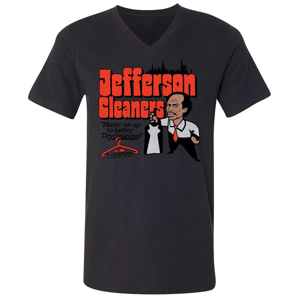 Unisex V-Neck T-Shirt - 3B5VWC3E - Black - 11