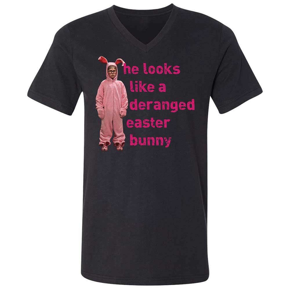 He Looks Like a Deranged Easter Bunny - Black - 11