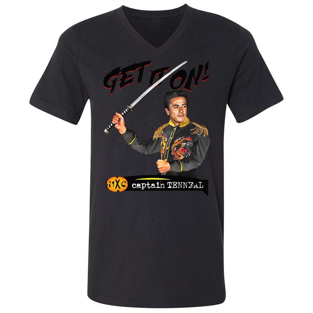 Unisex V-Neck T-Shirt - R56G265T - Black - 11