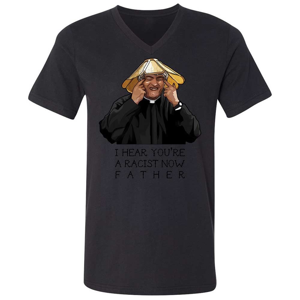Unisex V-Neck T-Shirt - VPAZ8UAH - Black - 11
