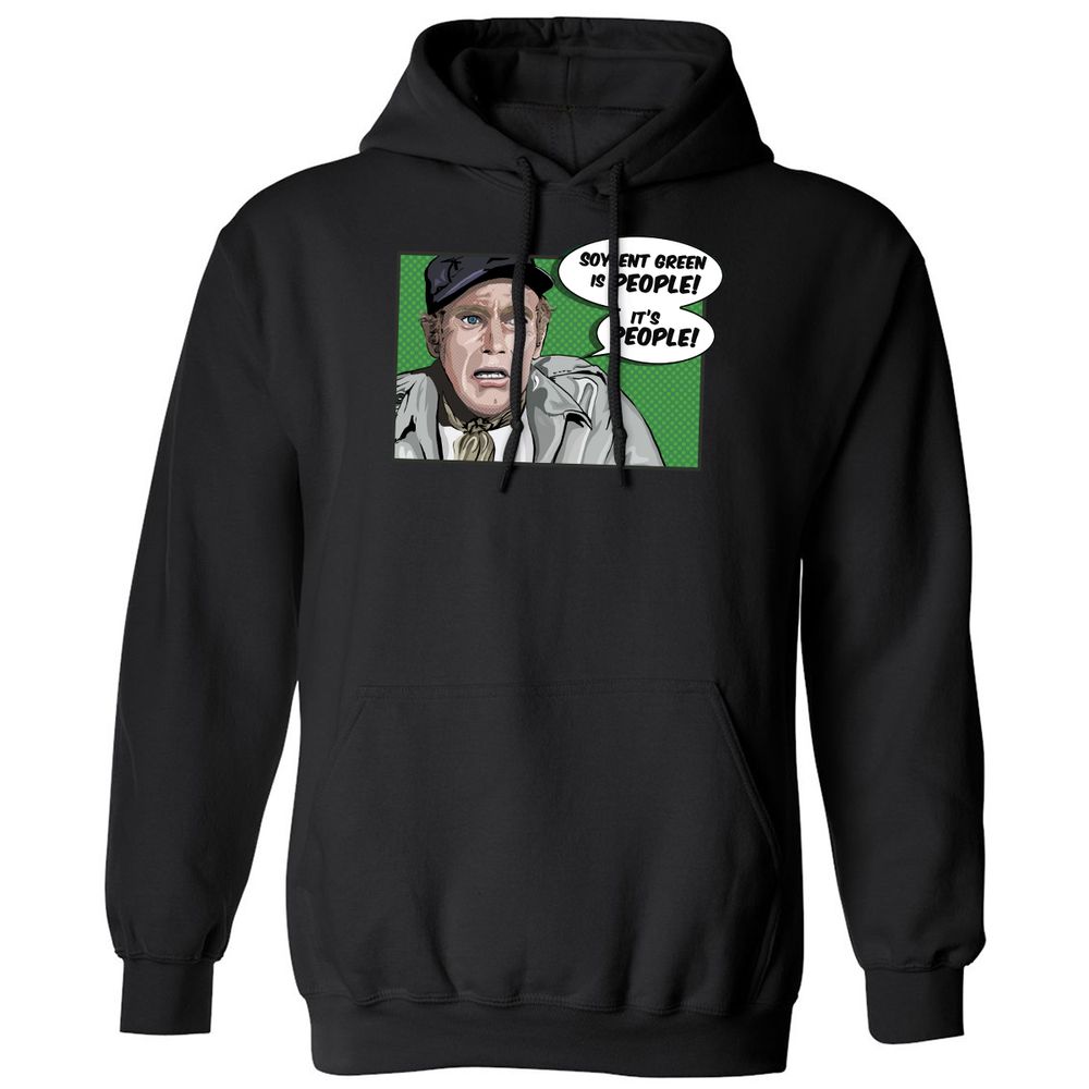 Classic Unisex Hoodie - NCPDETJN - Black - 11