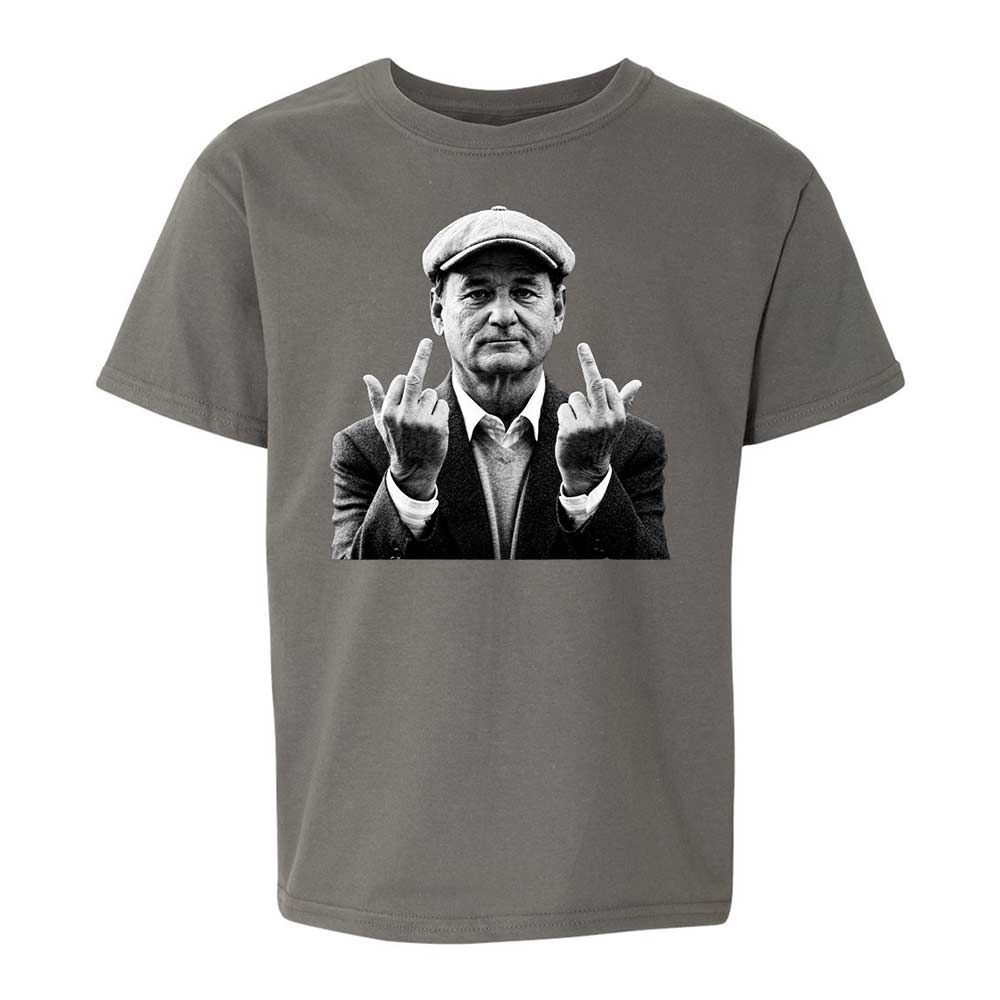 Bill Murray Middle Finger - Charcoal - 11