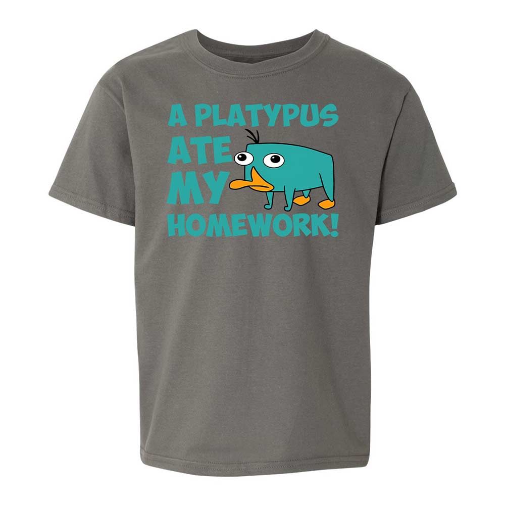 Kids T-Shirt - DA3TH5ZN - Charcoal - 11